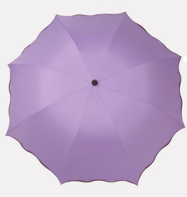 Travel Foldable compact Umbrellas Sun rain Umbrellas parasol with  blooming material - Image 2