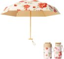 Small Mini Folding Umbrella Light Compact Design Perfect for Travel Outdoor UV Protection Sun and Rain Umbrellas
