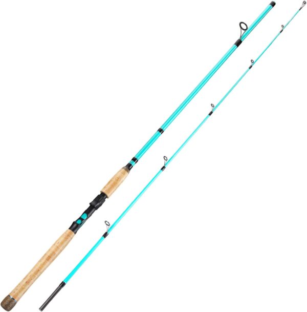 Inshore Saltwater Fishing Rods, Spinning Rods and Casting Rods with AAA Cork Handles, Carbon Blanks- 7'
