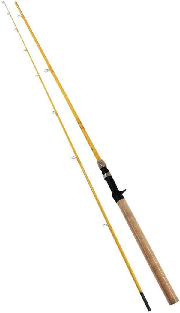 2 Piece Casting Rod, 8' Length, 4-8 lb Line Rate, 1/16-1/2 oz Lure Rate, Medium Power