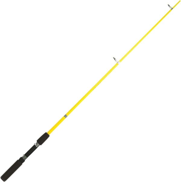 Telescopic Spinning Rod, Yellow, 5-Feet 6-Inch