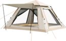 Instant Tent, Pop Up Tent, Camping Tent for 4 Person, 2 Mesh Windows & 2 Doors, Easy Set Up Tent with Vestibule & Rainfly