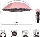 Sakura Umbrella-Windproof Anti Rain/Sun,Cherry Blossom Folding Umbrella