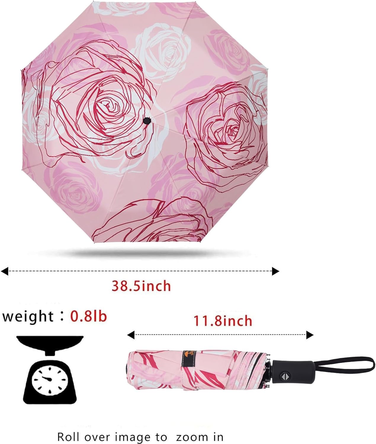 Travel Umbrella Windproof Automatic Umbrellas-Factory Outlet umbrella - Image 2